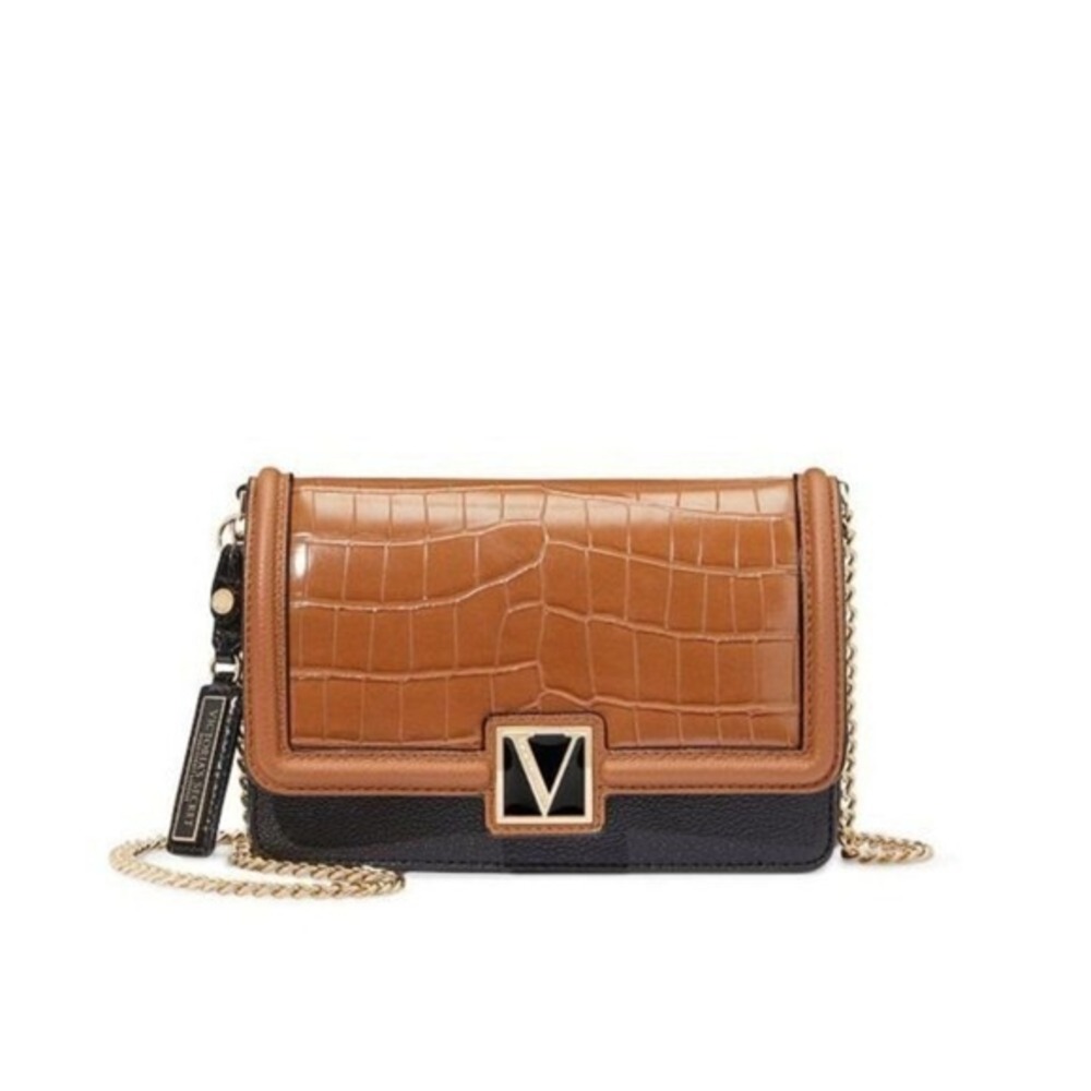 The Victoria Secret Mini Shoulder Bag Croc Colorblock